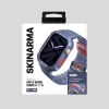 Capa 2-em-1 com braçadeira integrada Skinarma Saido para Apple Watch 45/44mm azul-escuro