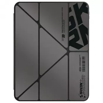 Capa tipo folio Skinarma Kira Kobai para iPad Air 11 M2 2024 / M3 2025 / M4 2026, Gunmetal