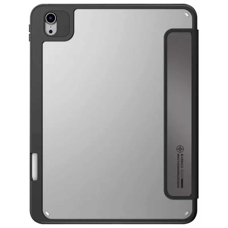 Capa tipo folio Skinarma Kira Kobai para iPad Air 11 M2 2024 / M3 2025 / M4 2026, Gunmetal