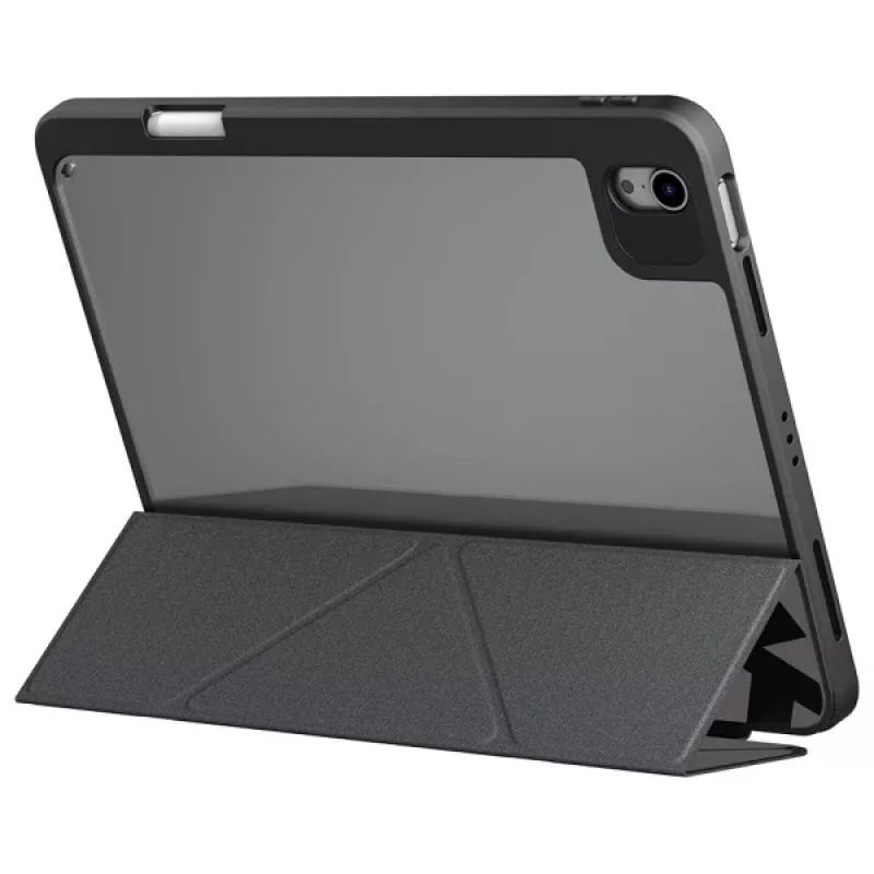 Capa tipo folio Skinarma Kira Kobai para iPad Air 11 M2 2024 / M3 2025 / M4 2026, Gunmetal