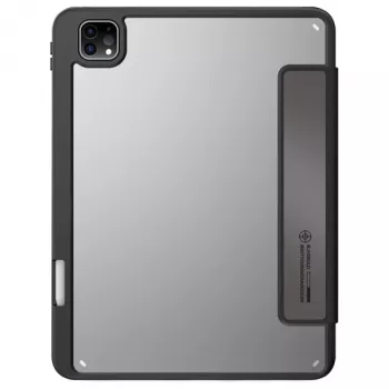 Capa tipo folio Skinarma Kira Kobai para iPad Pro 11 polegadas M4 2024 / M5 2025, Gunmetal