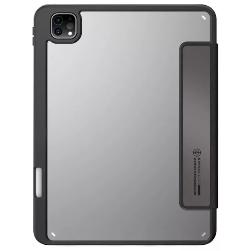 Capa tipo folio Skinarma Kira Kobai para iPad Pro 11 polegadas M4 2024 / M5 2025, Gunmetal