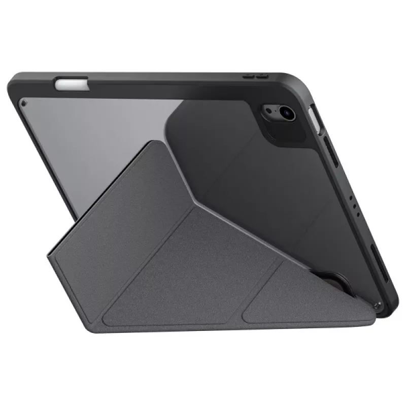 Capa tipo folio Skinarma Kira Kobai para iPad Pro 11 polegadas M4 2024 / M5 2025, Gunmetal