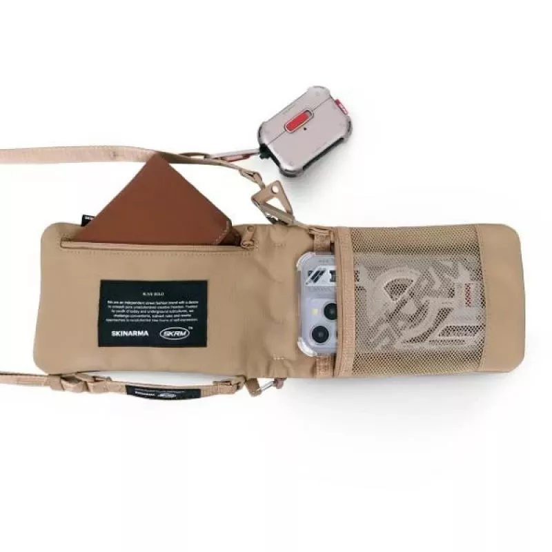 Bolsa de tiracolo SKINARMA Juno para telemóvel Khaki