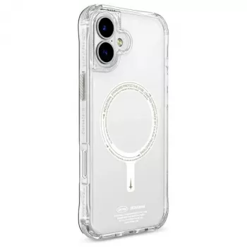 Capa SKINARMA Saido para iPhone 16 Plus 6,7 polegadas com carregamento magnético verde (Niteglow)