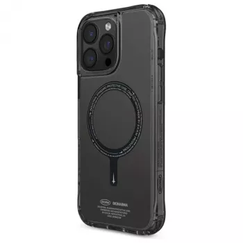 Capa Skinarma Saido para iPhone 16 Pro 6,3 polegadas com carregamento magnético preta