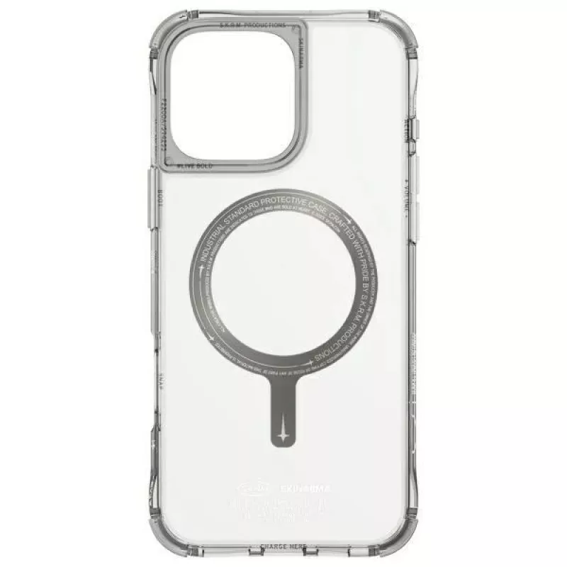 Capa Skinarma Saido para iPhone 16 Pro 6,3 polegadas com carregamento magnético titânio