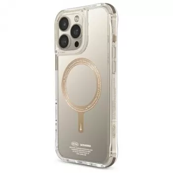Capa SKINARMA Saido para iPhone 16 Pro 6,3 polegadas com carregamento magnético champanhe