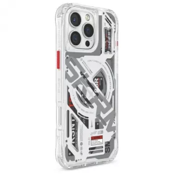 Capa SKINARMA Ekho para iPhone 16 Pro 6,3 polegadas com carregamento magnético Clear