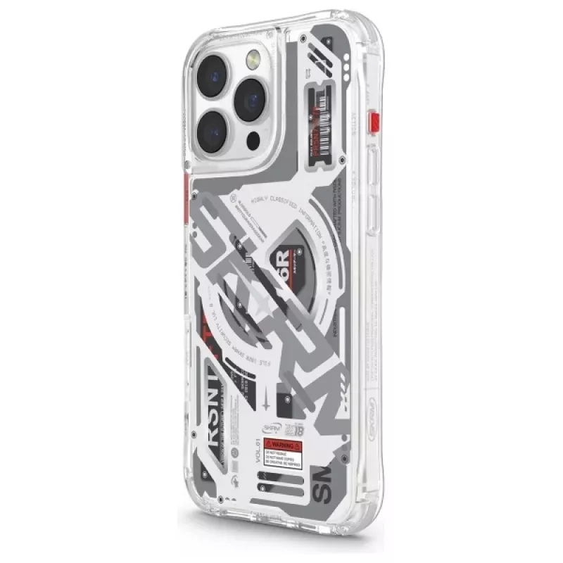 Capa SKINARMA Ekho para iPhone 16 Pro 6,3 polegadas com carregamento magnético Clear