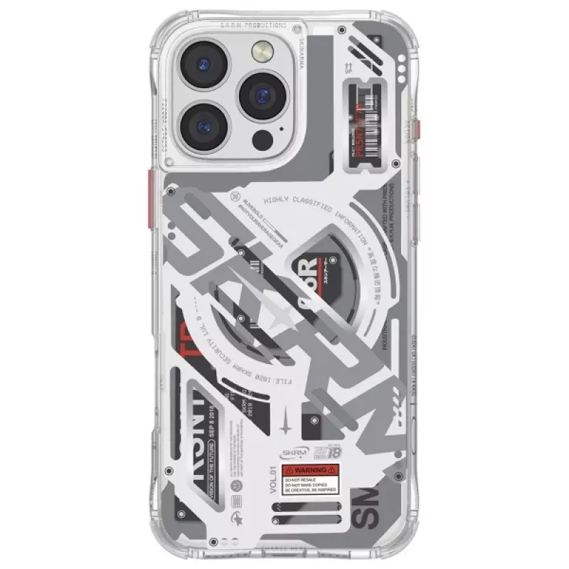 Capa SKINARMA Ekho para iPhone 16 Pro 6,3 polegadas com carregamento magnético Clear