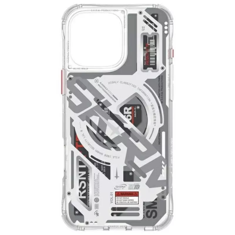 Capa SKINARMA Ekho para iPhone 16 Pro 6,3 polegadas com carregamento magnético Clear