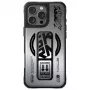 Capa com suporte de aderência e carregamento magnético SKINARMA Kira Kobai para iPhone 16 Pro 6,3 polegadas Chrome