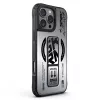 Capa com suporte de aderência e carregamento magnético SKINARMA Kira Kobai para iPhone 16 Pro 6,3 polegadas Chrome