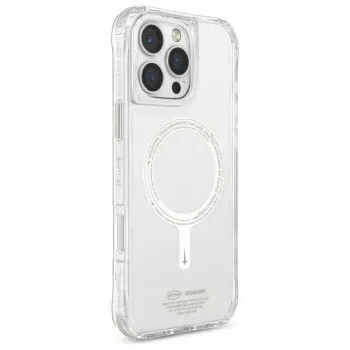 Capa SKINARMA Saido para Apple iPhone 16 Pro Max 6,9 polegadas com carregamento magnético verde (Niteglow)