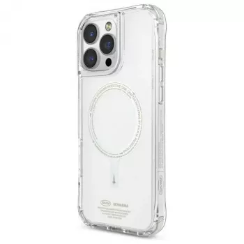 Capa SKINARMA Saido para Apple iPhone 16 Pro Max 6,9 polegadas com carregamento magnético verde (Niteglow)