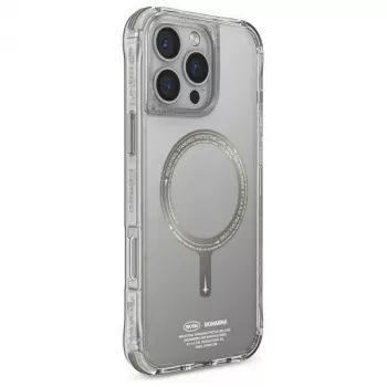Capa SKINARMA Saido para iPhone 16 Pro Max 6,9 polegadas, carregamento magnético, titânio