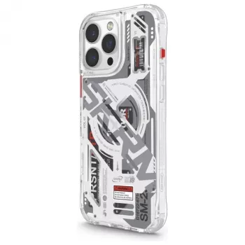 Capa com carregamento magnético SKINARMA Ekho para Apple iPhone 16 Pro Max 6,9 polegadas transparente