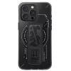 Capa Skinarma Helio para iPhone 16 Pro Max 6,9 polegadas, carregamento magnético + suporte de aderência, preta