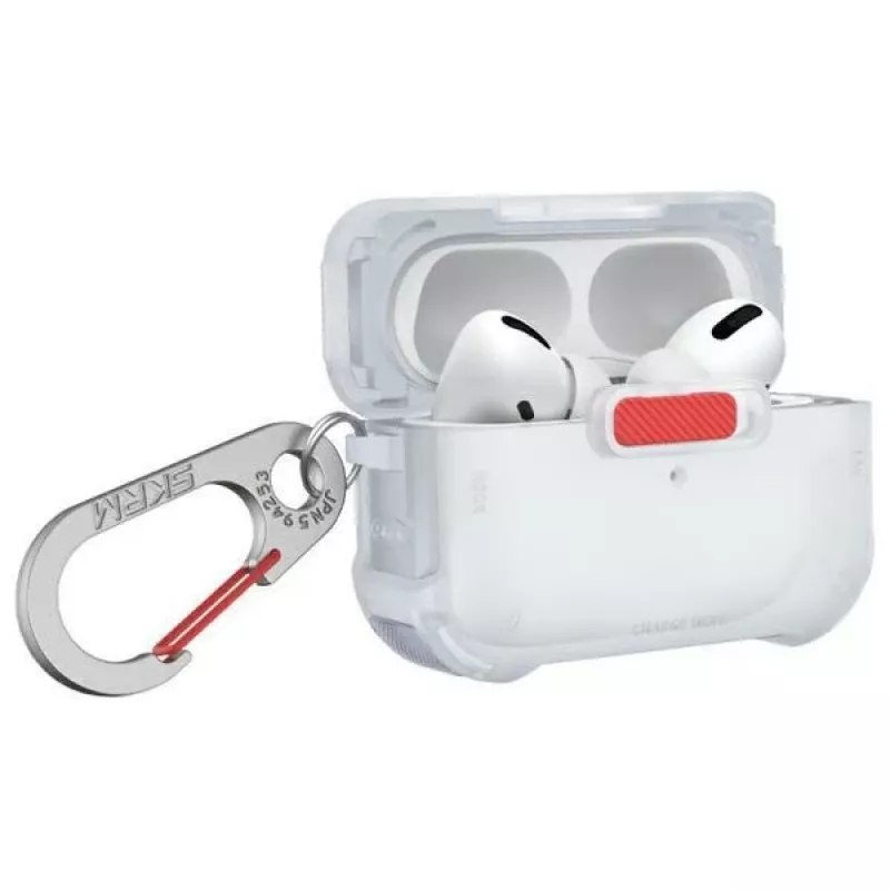 Capa Skinarma Mecha para AirPods Pro 2, Frost Translucent