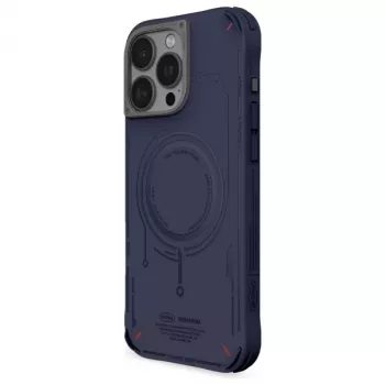 Capa SKINARMA Mecha para iPhone 16 Pro 6,3 polegadas com carregamento magnético Navy
