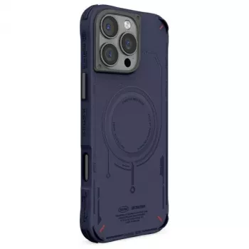 Capa Skinarma Mecha para Apple iPhone 16 Pro Max 6,9 polegadas com carregamento magnético Navy