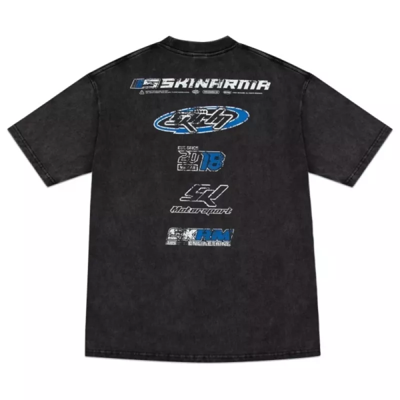 T-shirt SKINARMA Asphalt preta M