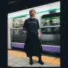 T-shirt Skinarma Asphalt L preta