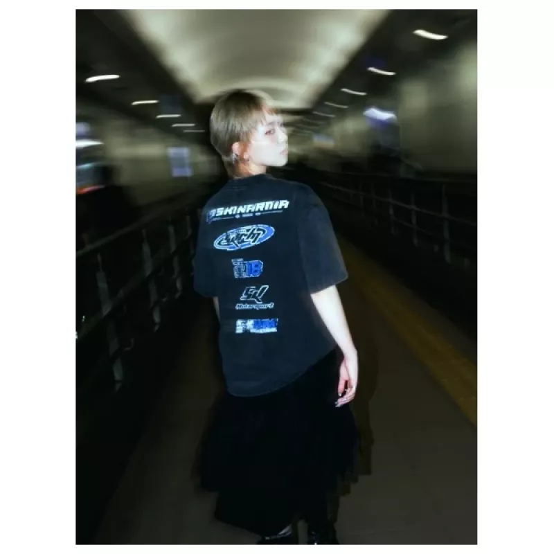 T-shirt Skinarma Asphalt XL preta