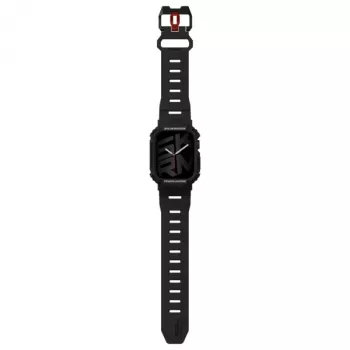 Capa com bracelete 2 em 1 SKINARMA Mecha para Apple Watch 45/44 mm preta