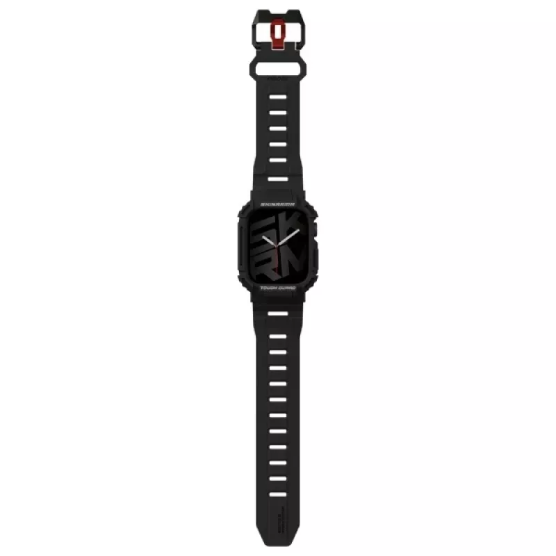 Capa com bracelete 2 em 1 SKINARMA Mecha para Apple Watch 45/44 mm preta