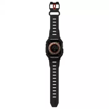 Capa e bracelete 2 em 1 Skinarma Mecha para Apple Watch Ultra 49 mm - preta