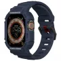 Capa 2 em 1 com bracelete SKINARMA Mecha para Apple Watch Ultra 49 mm azul-marinho