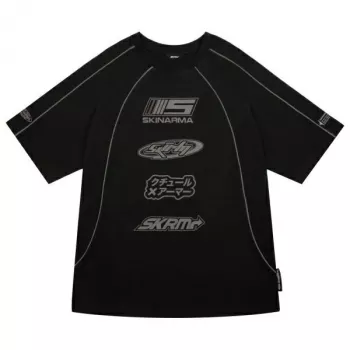 T-shirt SKINARMA Delta L preta