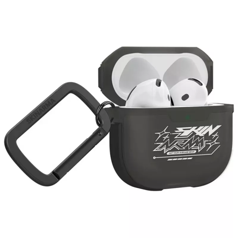 Capa SKINARMA Kinzoku para AirPods 4 - smoke
