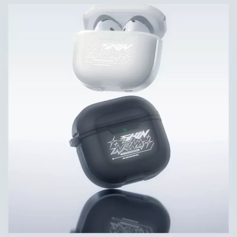 Capa SKINARMA Kinzoku para AirPods 4 - smoke