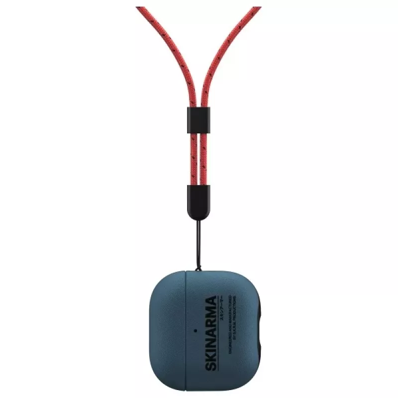 Capa Skinarma Spunk para AirPods 4, azul