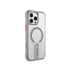 Capa Skinarma Helix para iPhone 16 Pro, carregamento magnético, suporte rotativo 360°, titânio