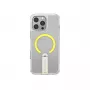 Capa SKINARMA Helix para iPhone 16 Pro Max, carregamento magnético, suporte rotativo 360°, transparente