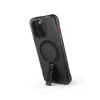 Capa com suporte rotativo 360 com carregamento magnético SKINARMA Helix para iPhone 16 Pro Max, preta