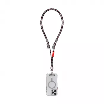 Cabo de cordão 2 em 1 USB-C para USB-C Skinarma Dyno Ve, 80 cm, preto
