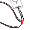 Cabo de cordão 2 em 1 USB-C para USB-C Skinarma Dyno Ve, 80 cm, preto