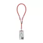 Cordão para telemóvel 2 em 1 com cabo de carregamento USB-C Skinarma Dyno Ve, 30 cm, vermelho