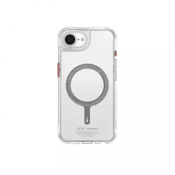SKINARMA Saido Capa MagSafe para iPhone 16e / 17e Transparente