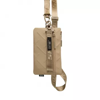Skinarma Juno Bolsa Sling para Telemóvel Caqui