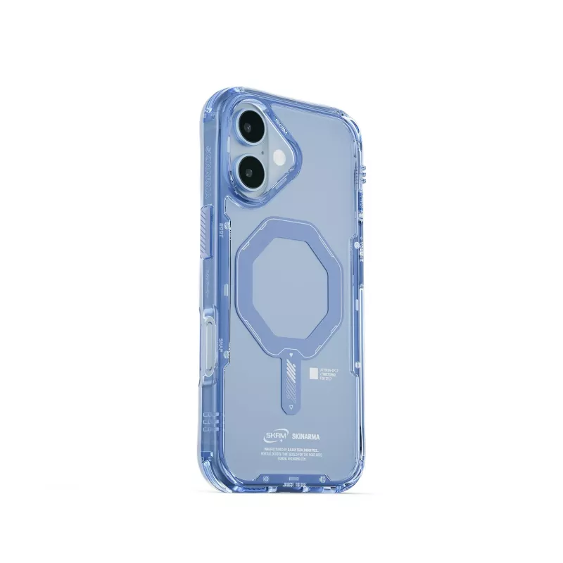 SKINARMA Saido Capa de Carregamento Magnética para Apple iPhone 17 - Azul