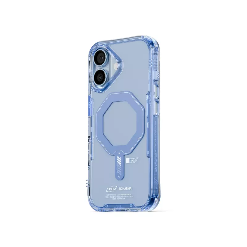 SKINARMA Saido Capa de Carregamento Magnética para Apple iPhone 17 - Azul