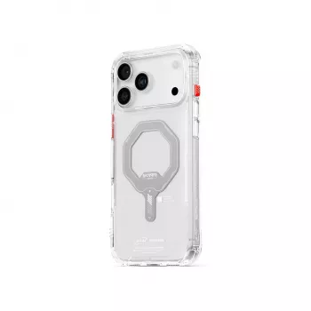 SKINARMA Saido Capa de Carregamento Magnética para Apple iPhone 17 Pro, Transparente
