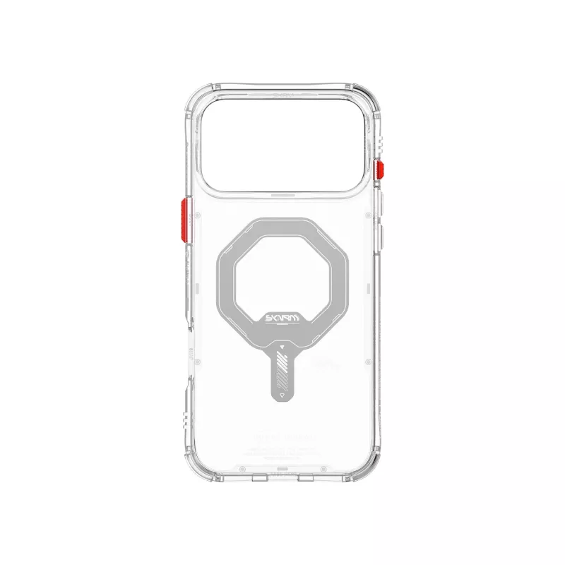 SKINARMA Saido Capa de Carregamento Magnética para Apple iPhone 17 Pro, Transparente