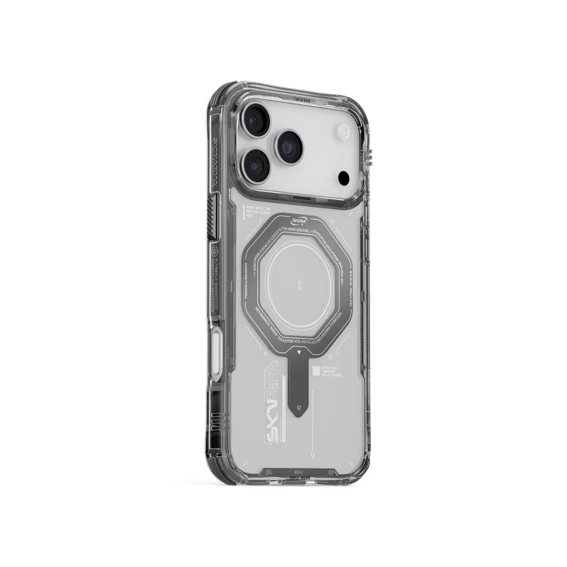 Skinarma Magma Capa para iPhone 17 Pro Carregamento Magnético Graphite